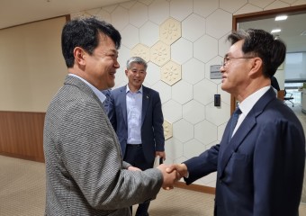 [포토뉴스] 제22대 국회의원선거 충남 당선인, 충남도 찾아 김태흠 지사와 협력 다짐